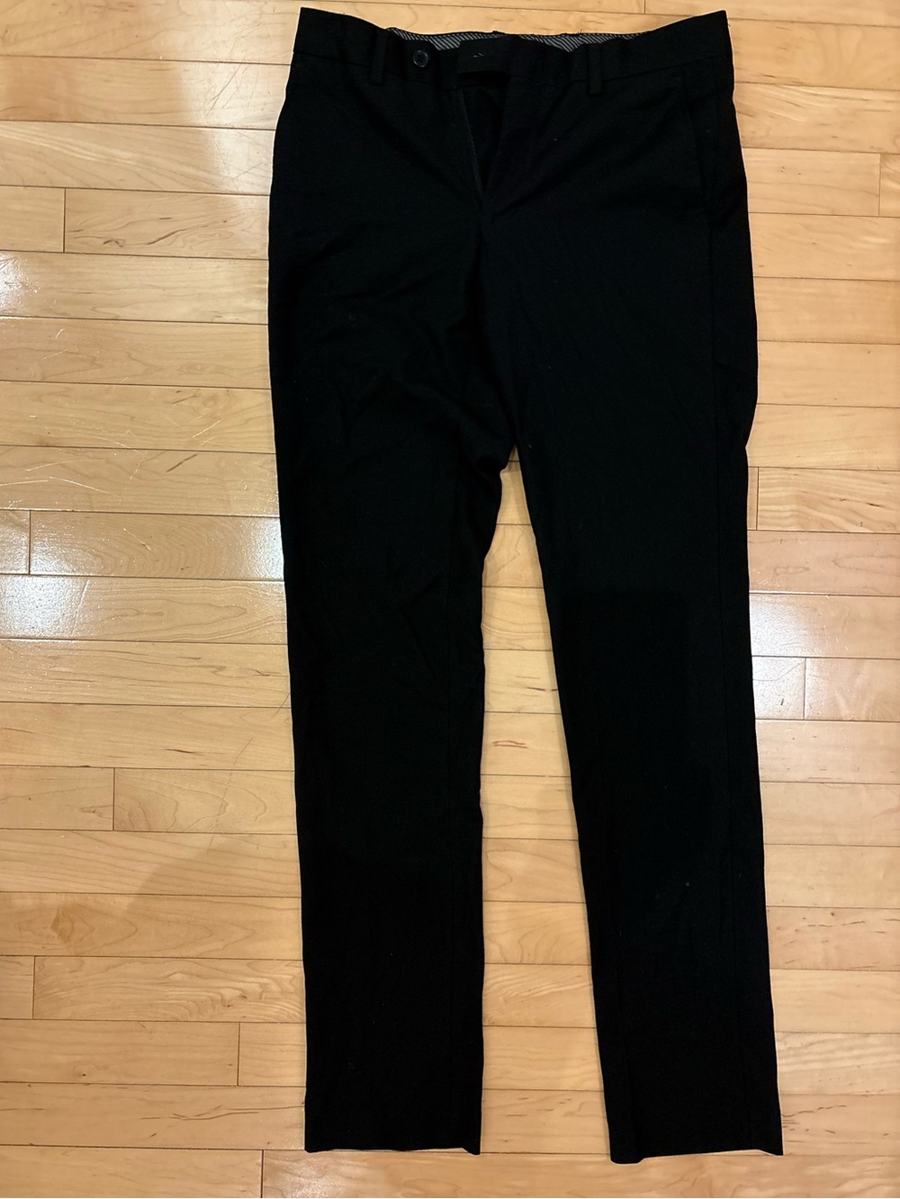 Le Chateau Men's Black Dress Pants - Slim Tapered